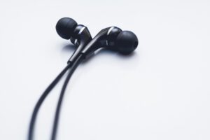 decent earphones are already an improvement in audio set-up in online meetings